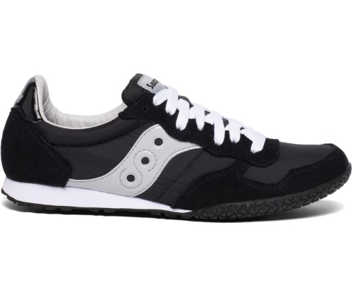 Tenis Saucony Bullet Mujer Zapatos Originales Negras / Plateadas México MX-253-RU